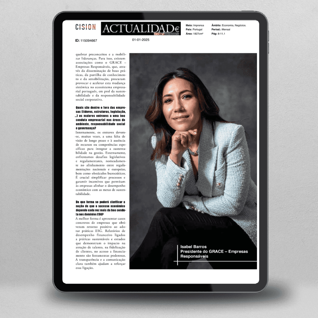 Entrevista de Isabel Barros