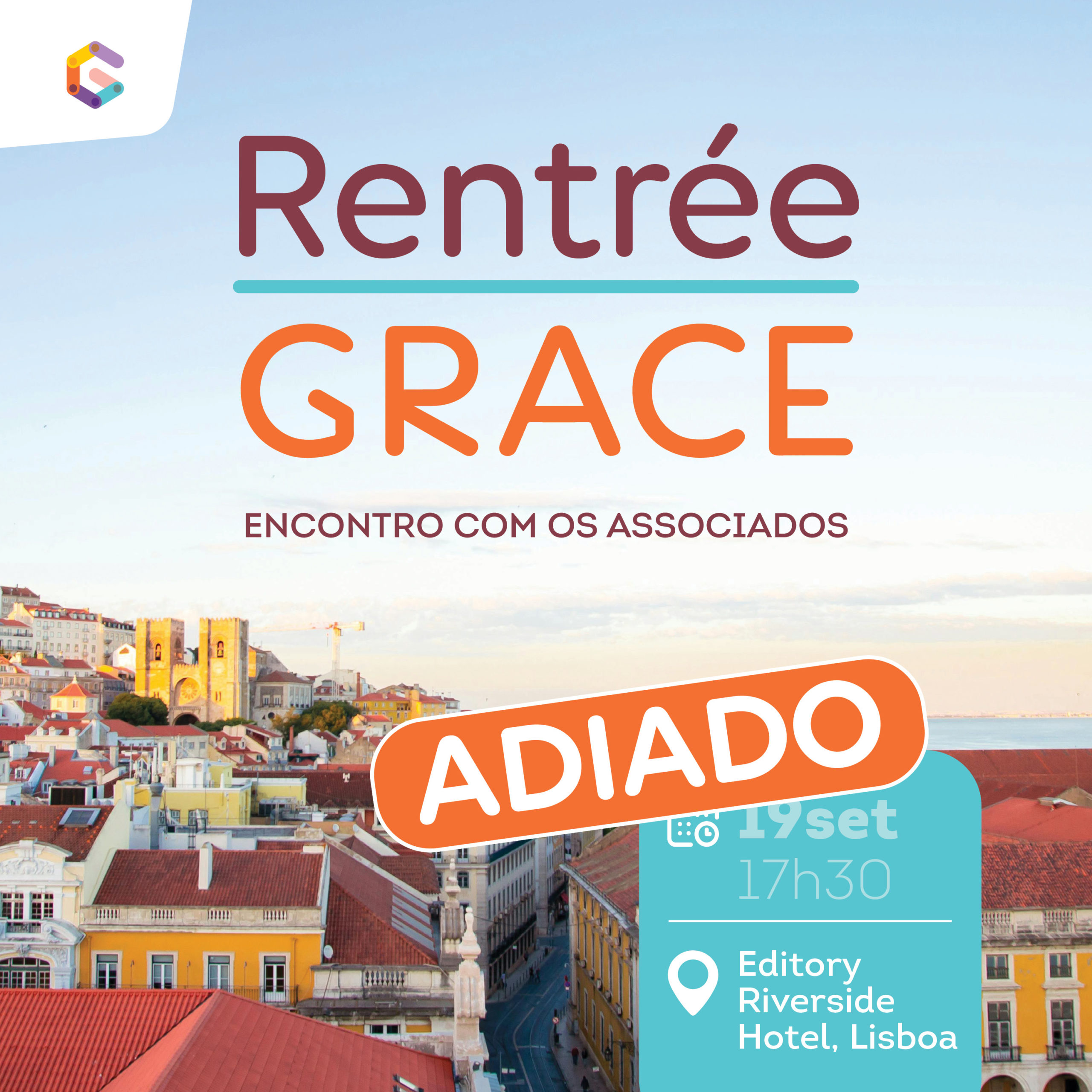 Cancelamento Rentrée GRACE | 19 de setembro